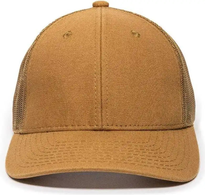Oc Sports Duk-800m Adjustable Mesh Back Cap - Duk Brown - 6 7/8’’ - 7 1/2’’