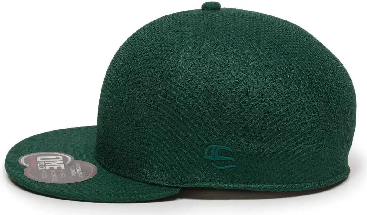 Oc Sports Edge Flexible Fitting Cap - Dark Green