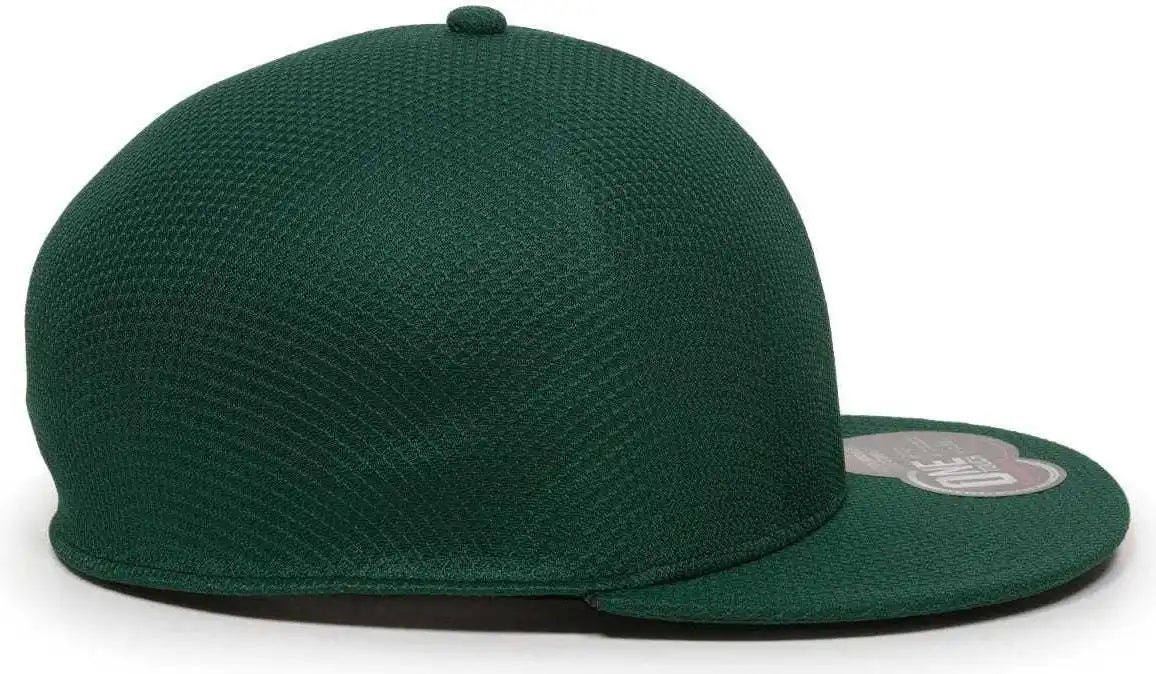 Oc Sports Edge Flexible Fitting Cap - Dark Green
