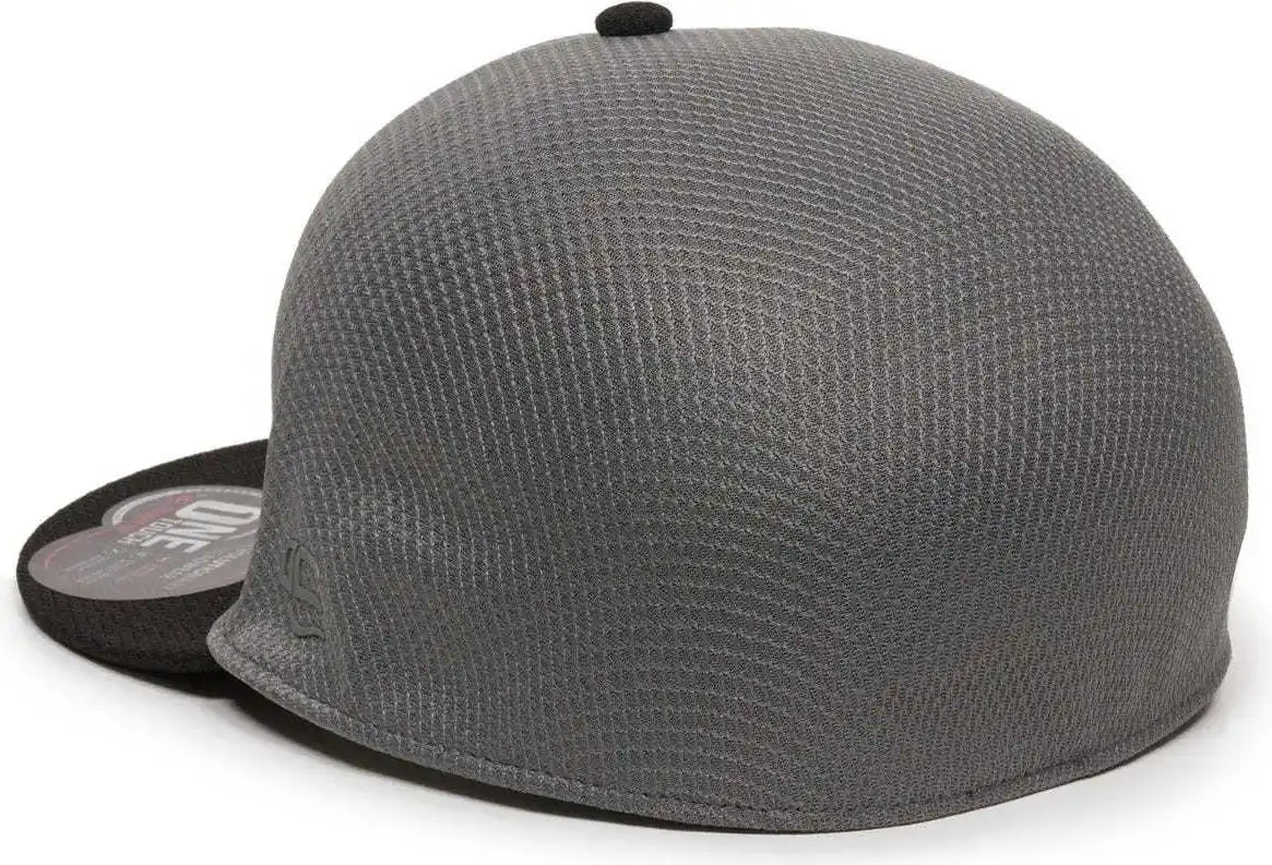 Oc Sports Edge Flexible Fitting Cap - Graphite Black