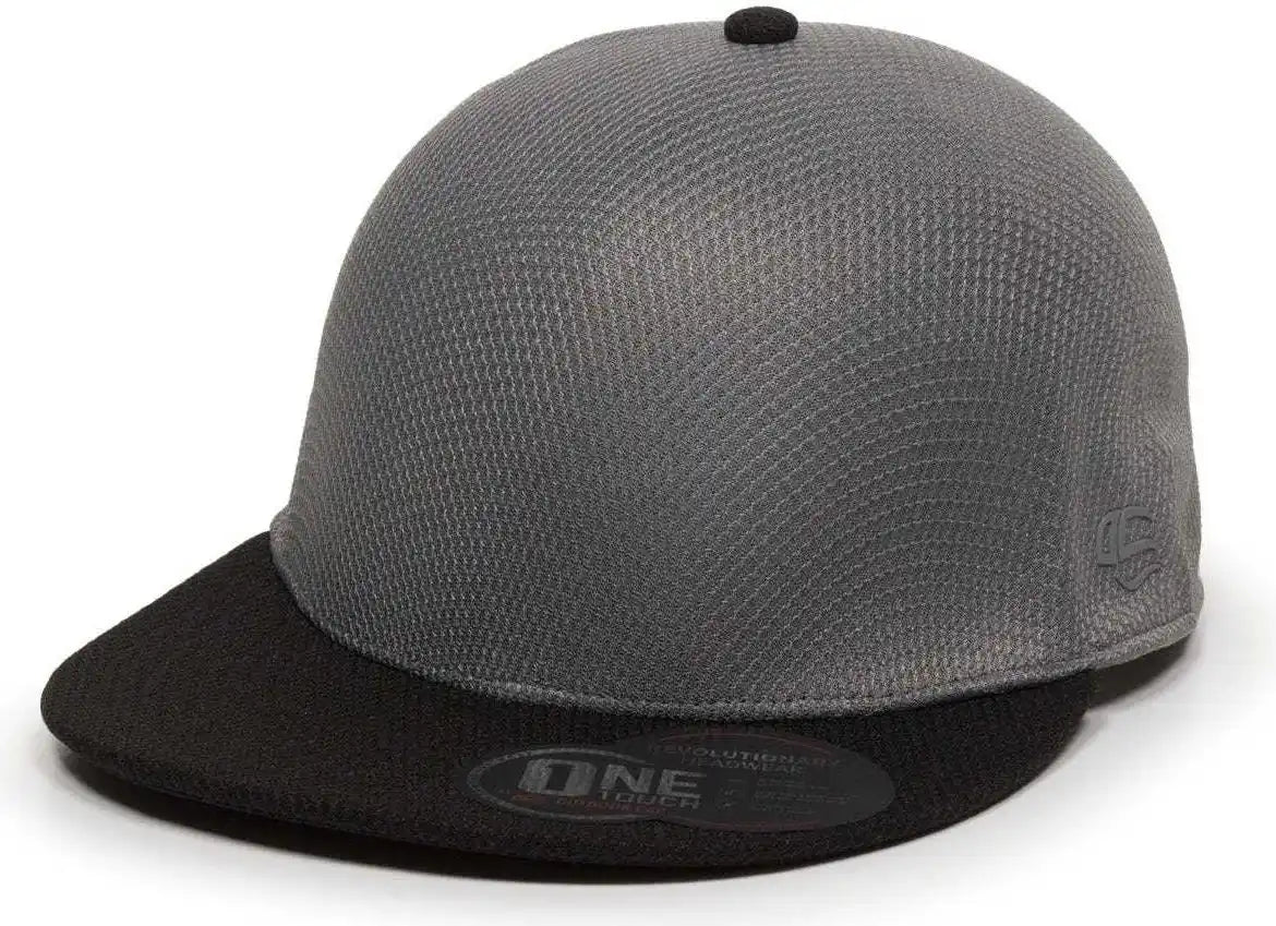 Oc Sports Edge Flexible Fitting Cap - Graphite Black
