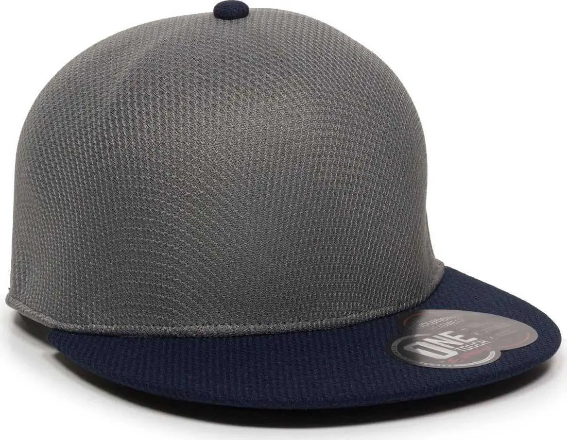 Oc Sports Edge Flexible Fitting Cap - Graphite Navy