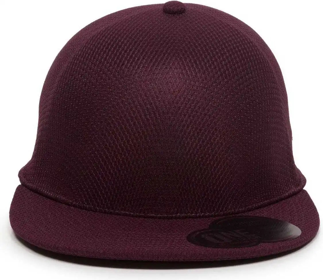 Oc Sports Edge Flexible Fitting Cap - Maroon