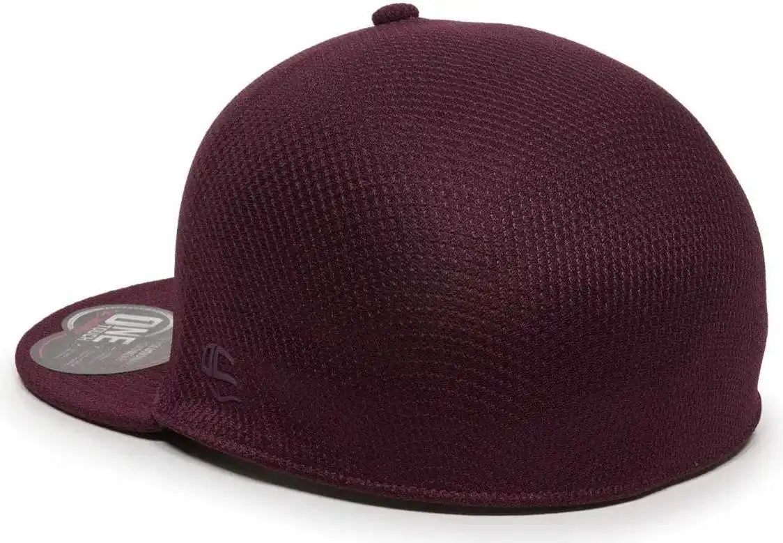 Oc Sports Edge Flexible Fitting Cap - Maroon