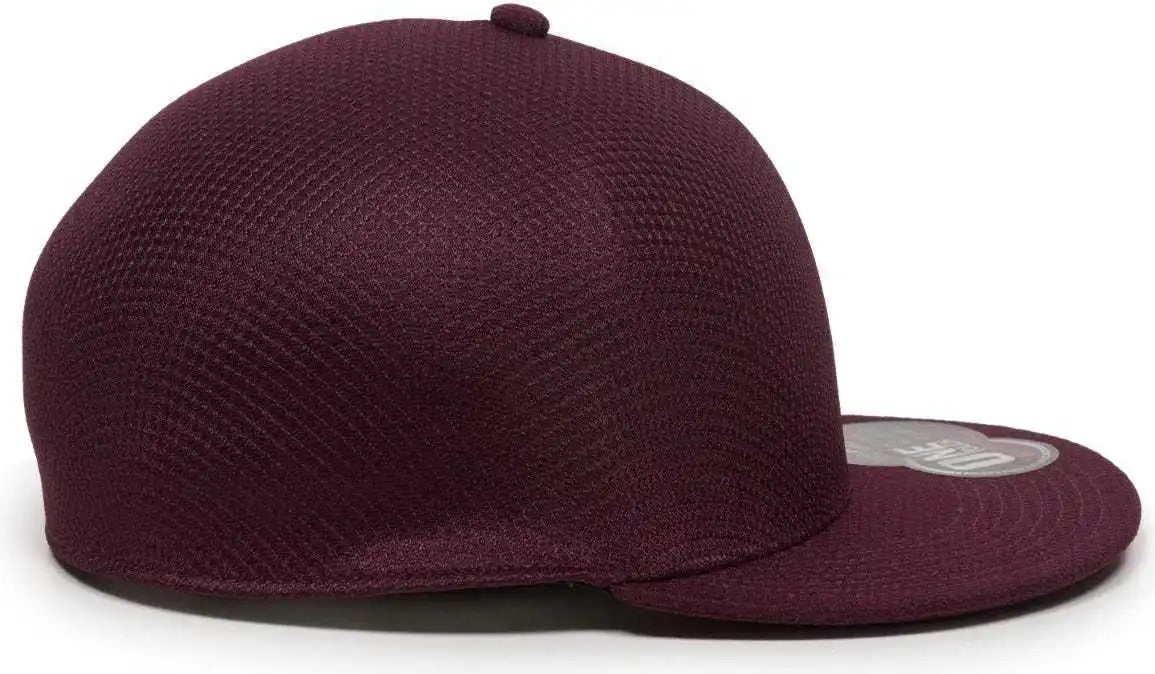 Oc Sports Edge Flexible Fitting Cap - Maroon