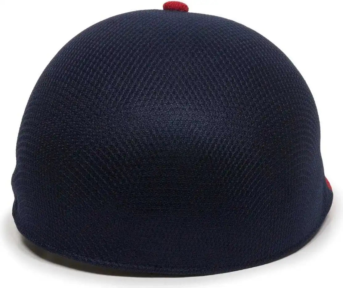 Oc Sports Edge Flexible Fitting Cap - Navy Red - 7’’ - 7 3/8’’