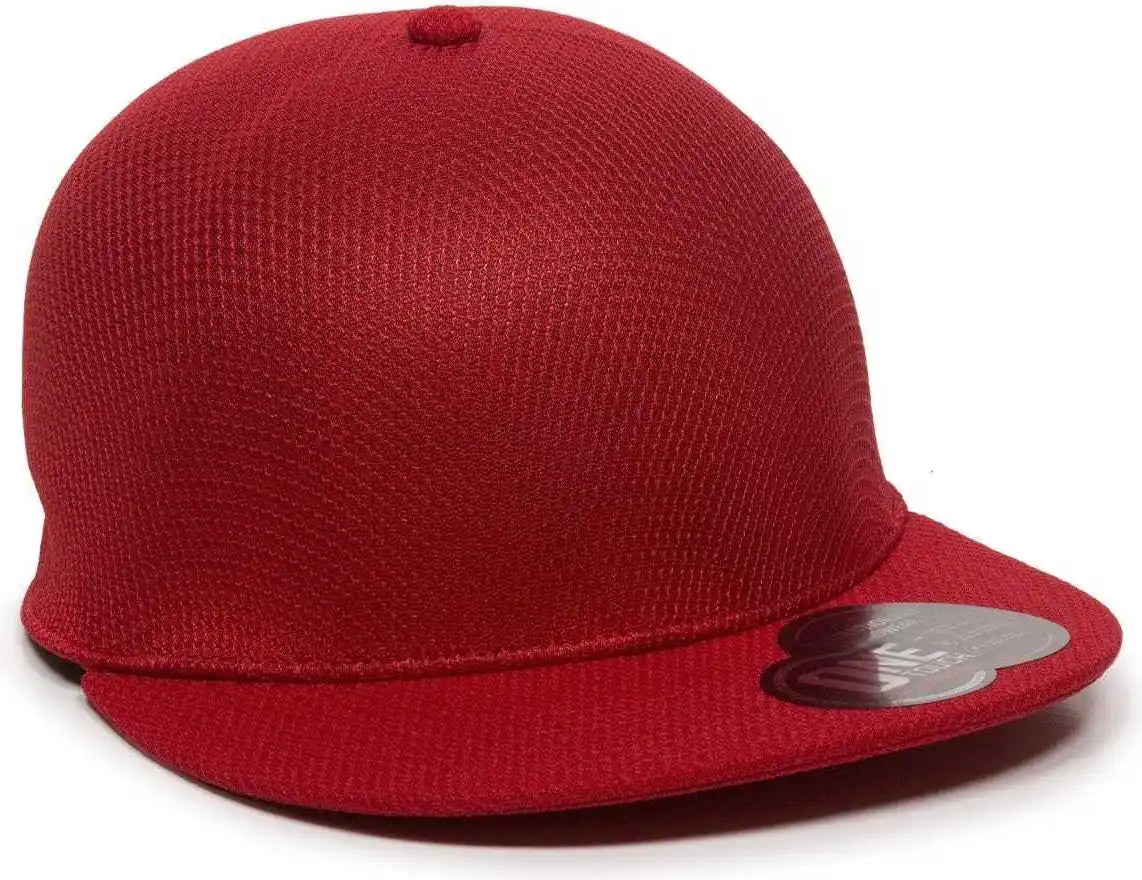 Oc Sports Edge Flexible Fitting Cap - Red - 7’’ - 7 3/8’’