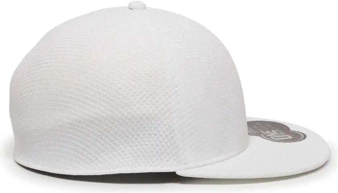 Oc Sports Edge Flexible Fitting Cap - White
