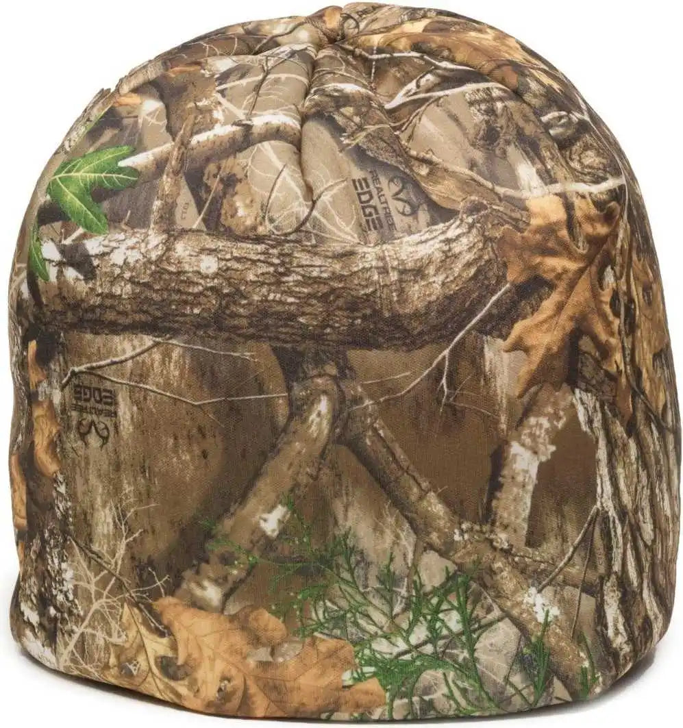 Oc Sports Esl 001 Beanie Easily Visible Reversible Realtree Edge Blaze / 6 7/8’’ 7 1/2’’