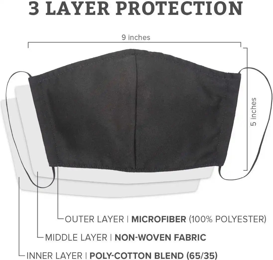 Oc Sports Fcvr001 Face Mask - Black - Osfm