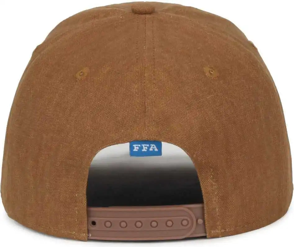 Oc Sports Ffa-111sb Ffa Snapback Cap - Canyon Brown