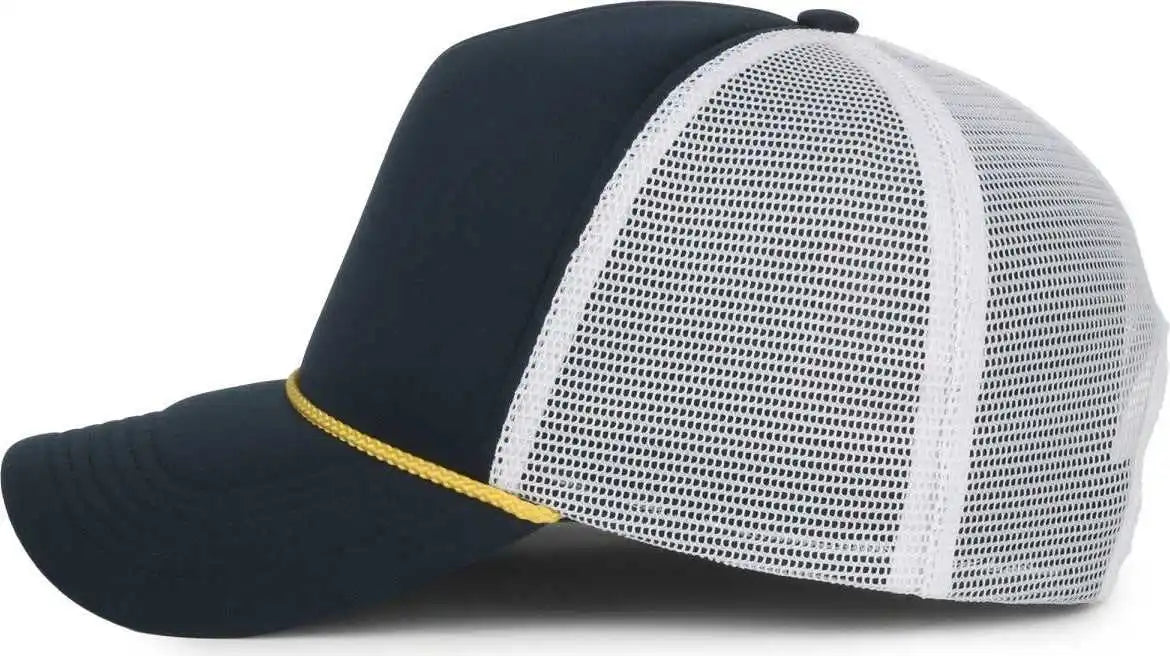 Oc Sports Ffa-foam Ffa Foam Mesh Back with Cord - Navy White - Osfm
