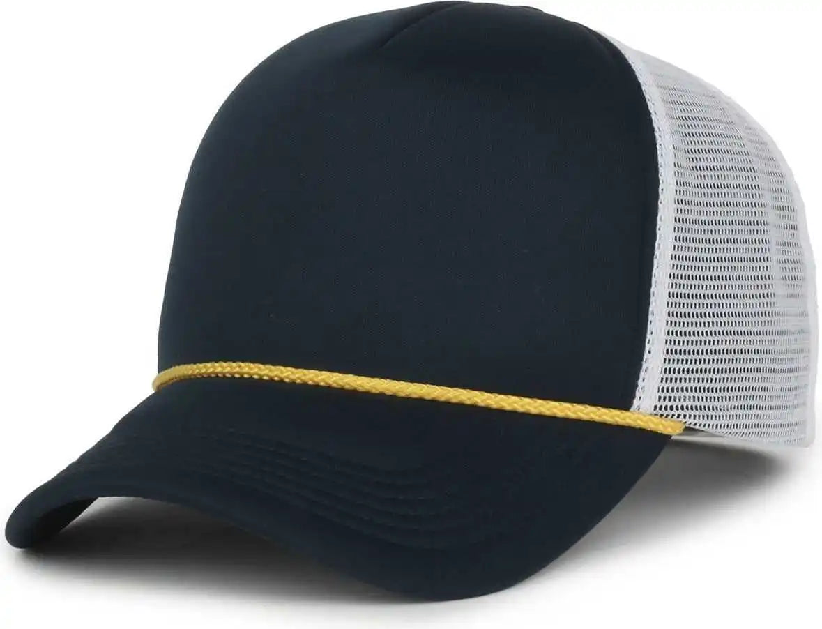 Oc Sports Ffa-foam Ffa Foam Mesh Back with Cord - Navy White - Osfm