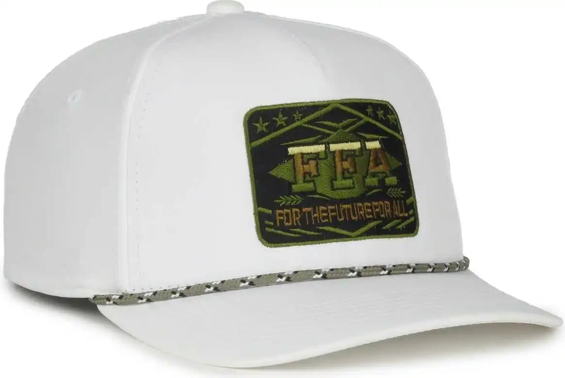 Oc Sports Ffa792 Ffa Cap - White - 6 7/8’’ - 7 1/2’’
