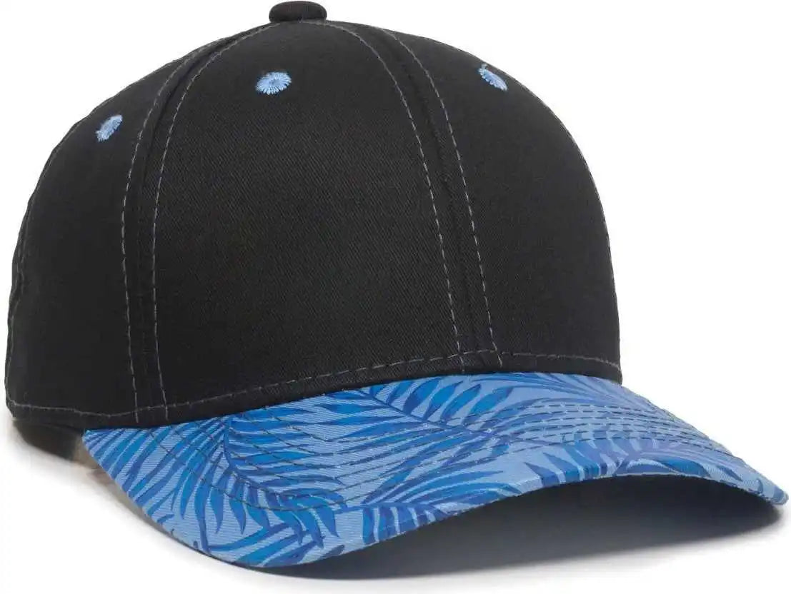 Oc Sports Flr-100 Adjustable Cap - Black Blue Tropical - Osfm