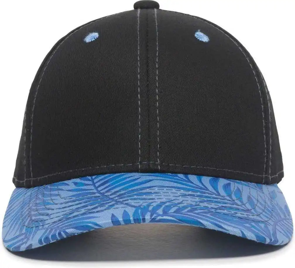 Oc Sports Flr-100 Adjustable Cap - Black Blue Tropical - Osfm