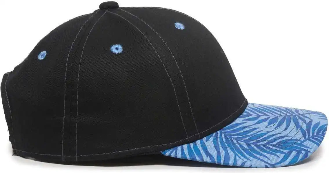 Oc Sports Flr-100 Adjustable Cap - Black Blue Tropical - Osfm