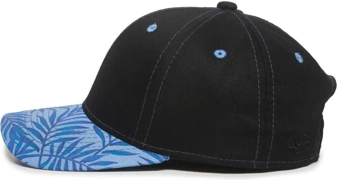 Oc Sports Flr-100 Adjustable Cap - Black Blue Tropical - Osfm