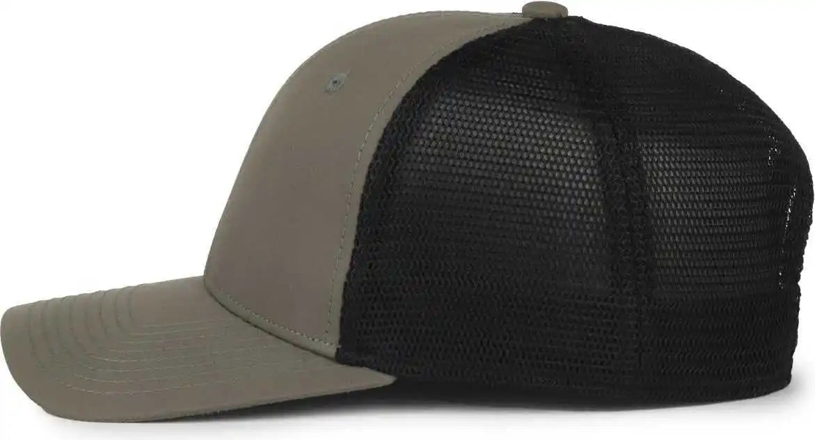 Oc Sports Flx672m-e Proflex Adjustable Sweatband Cap - e Olive Black - Osfm