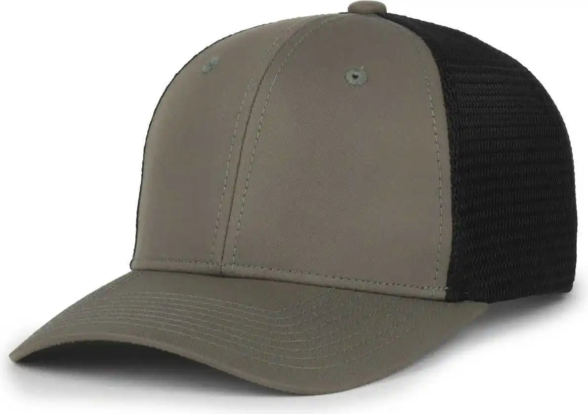Oc Sports Flx672m-e Proflex Adjustable Sweatband Cap - e Olive Black - Osfm