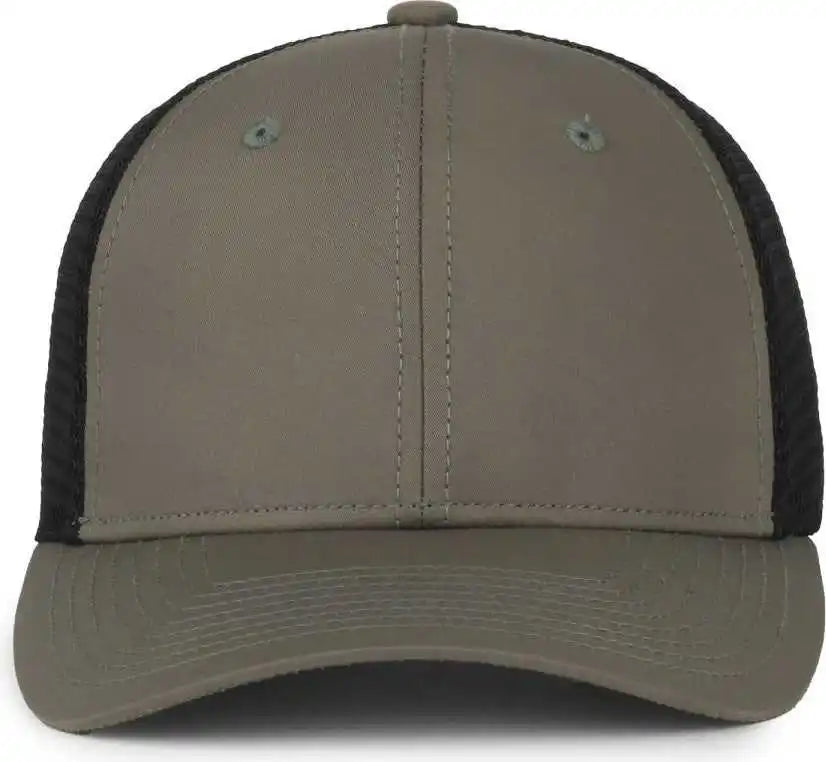 Oc Sports Flx672m-e Proflex Adjustable Sweatband Cap - e Olive Black - Osfm
