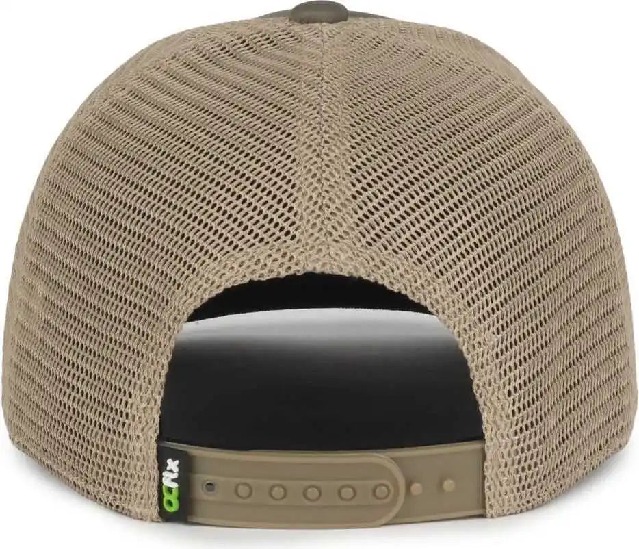 Oc Sports Flx672m-e Proflex Adjustable Sweatband Cap - e Olive Khaki - Osfm