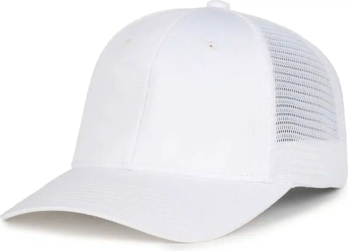 Oc Sports Flx672m-e Proflex Adjustable Sweatband Cap - e White - Osfm