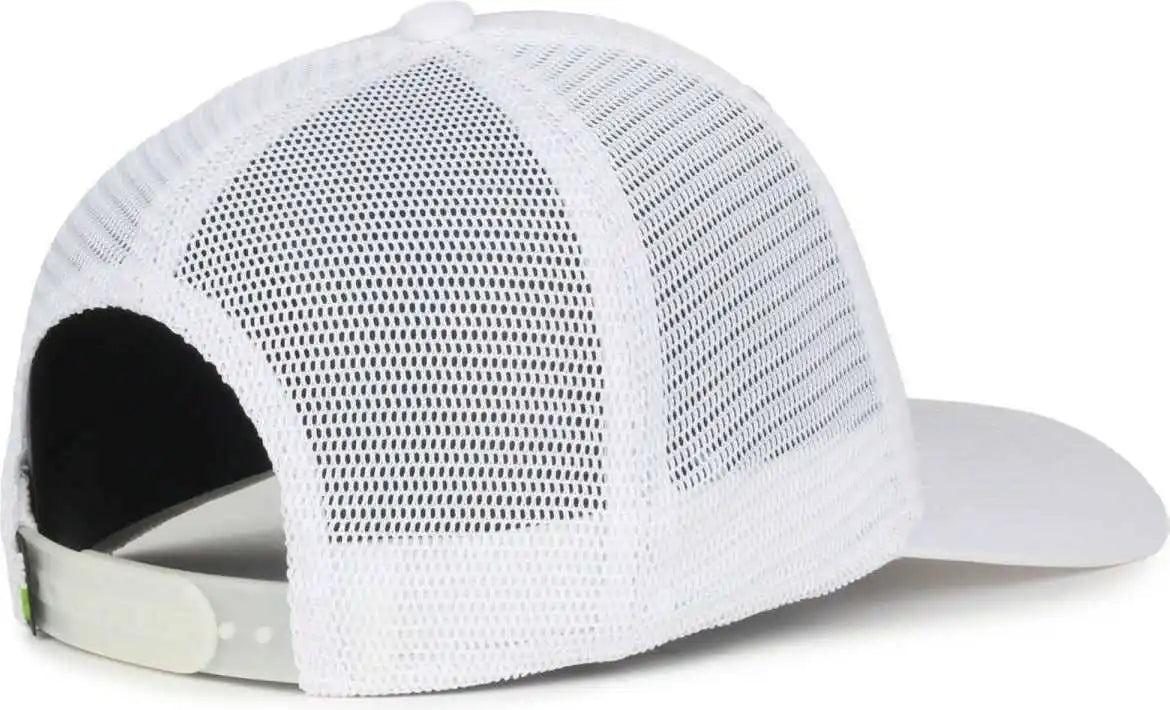 Oc Sports Flx672m-e Proflex Adjustable Sweatband Cap - e White - Osfm