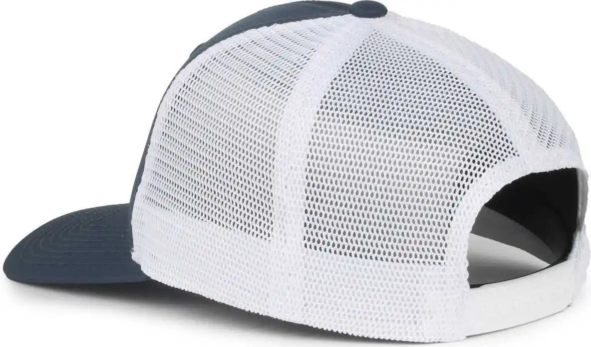 Oc Sports Flx672m-e Proflex Adjustable Sweatband Cap - e Navy White