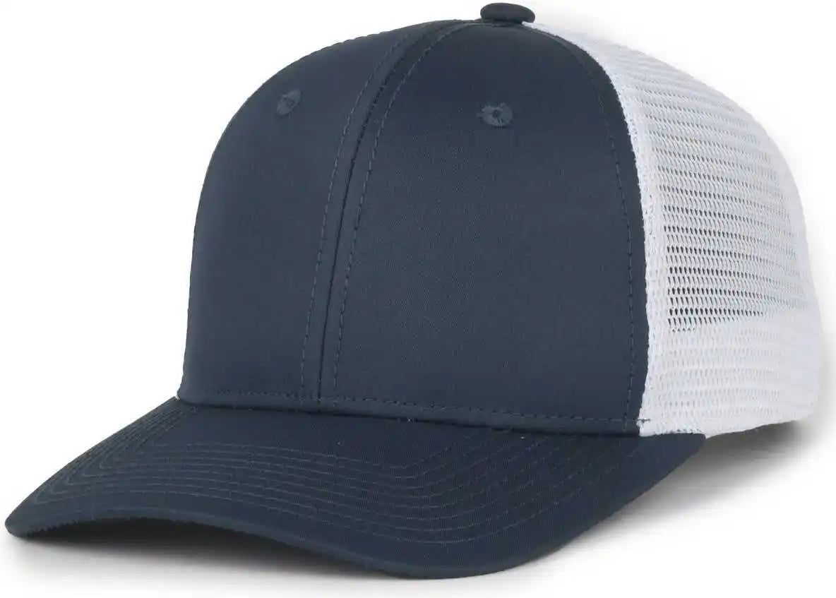 Oc Sports Flx672m-e Proflex Adjustable Sweatband Cap - e Navy White