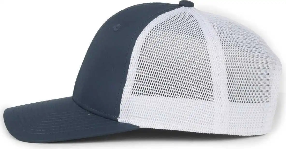 Oc Sports Flx672m-e Proflex Adjustable Sweatband Cap - e Navy White