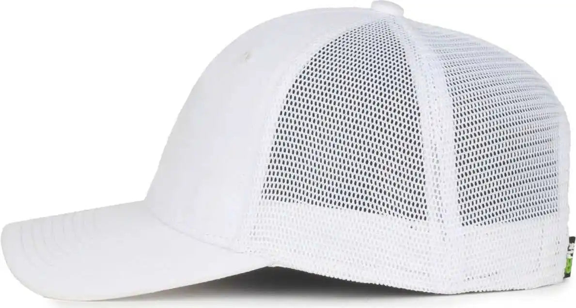 Oc Sports Flx672m-e Proflex Adjustable Sweatband Cap - e White - Osfm