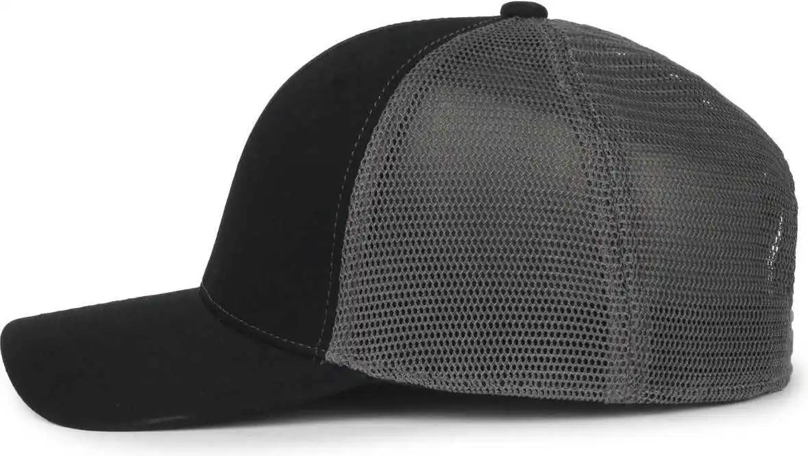 Oc Sports Flx672m Ocflx Adjustable Sweatband Cap - Black Charcoal