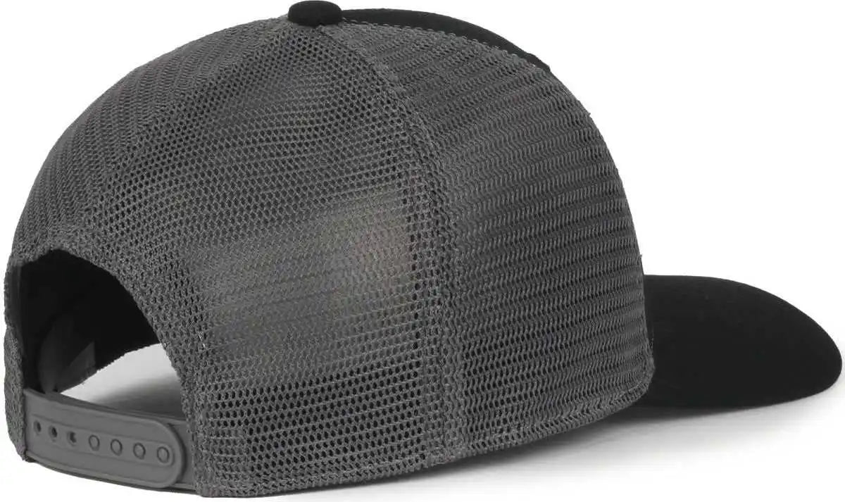 Oc Sports Flx672m Ocflx Adjustable Sweatband Cap - Black Charcoal