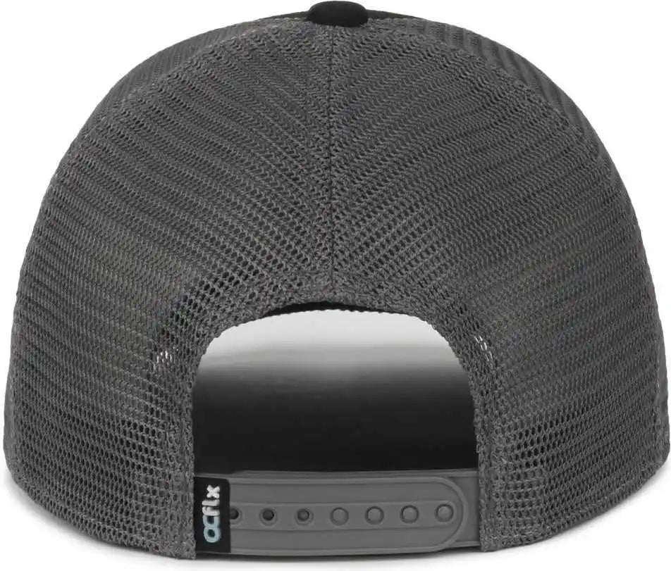 Oc Sports Flx672m Ocflx Adjustable Sweatband Cap - Black Charcoal