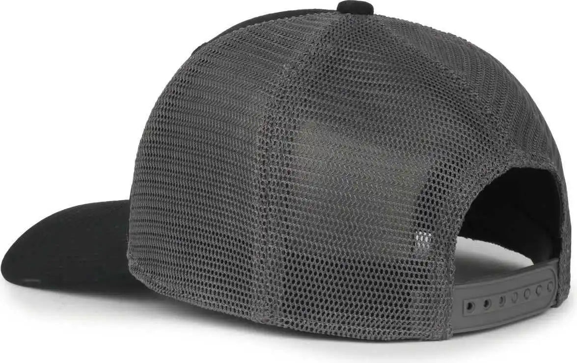 Oc Sports Flx672m Ocflx Adjustable Sweatband Cap - Black Charcoal