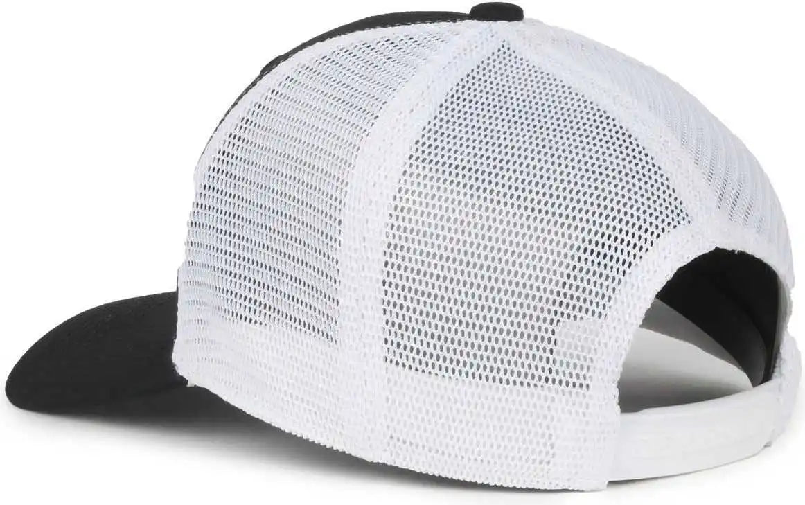 Oc Sports Flx672m Ocflx Adjustable Sweatband Cap - Black White - Osfm