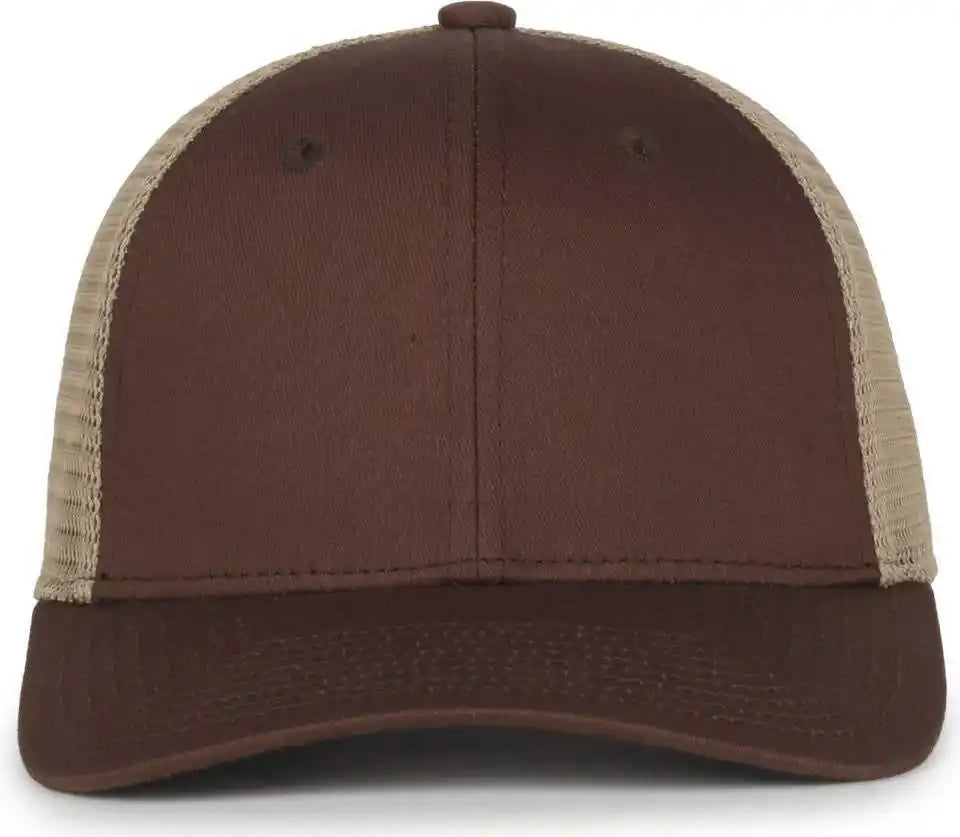 Oc Sports Flx672m Ocflx Adjustable Sweatband Cap - Brown Khaki