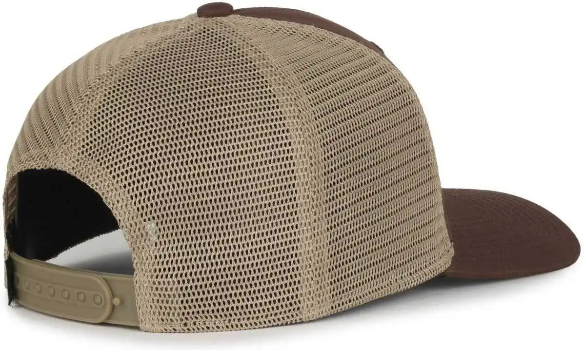 Oc Sports Flx672m Ocflx Adjustable Sweatband Cap - Brown Khaki - Osfm