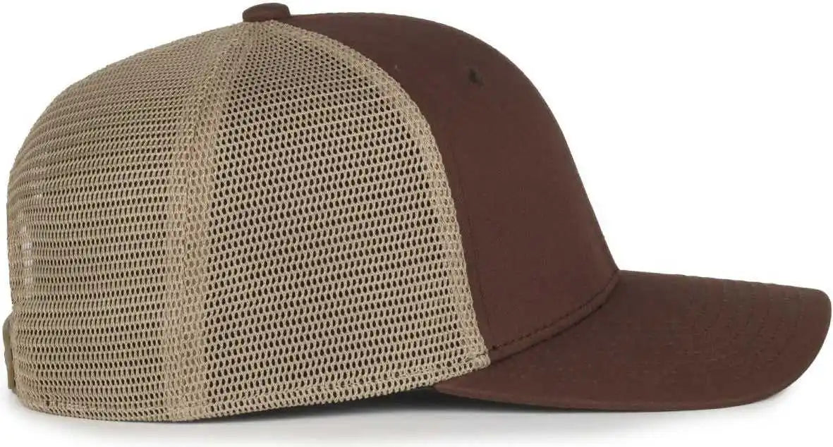 Oc Sports Flx672m Ocflx Adjustable Sweatband Cap - Brown Khaki - Osfm