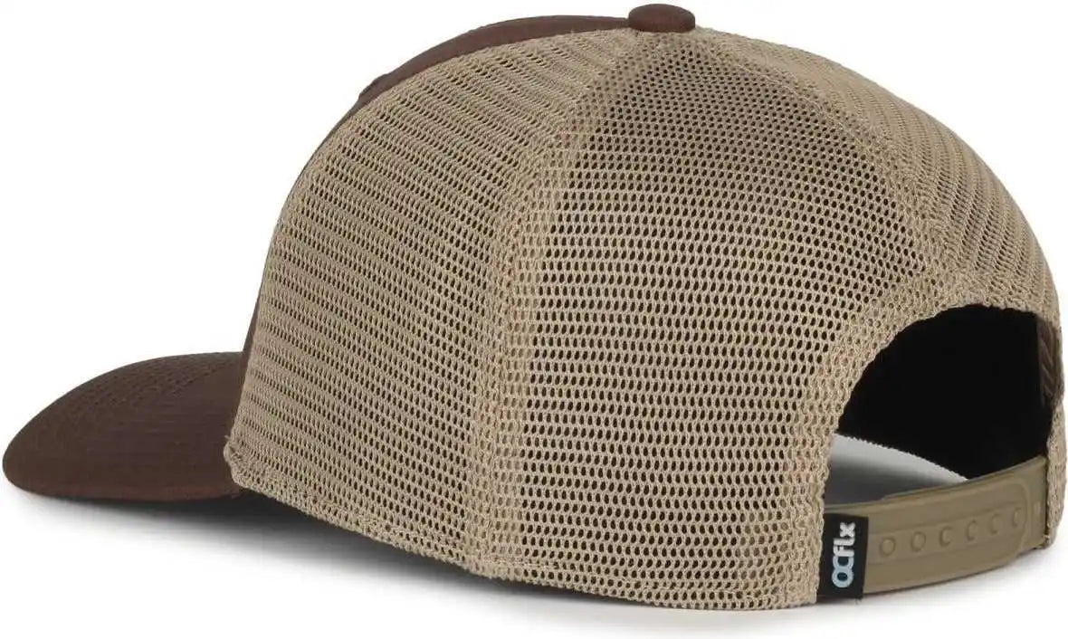 Oc Sports Flx672m Ocflx Adjustable Sweatband Cap - Brown Khaki - Osfm