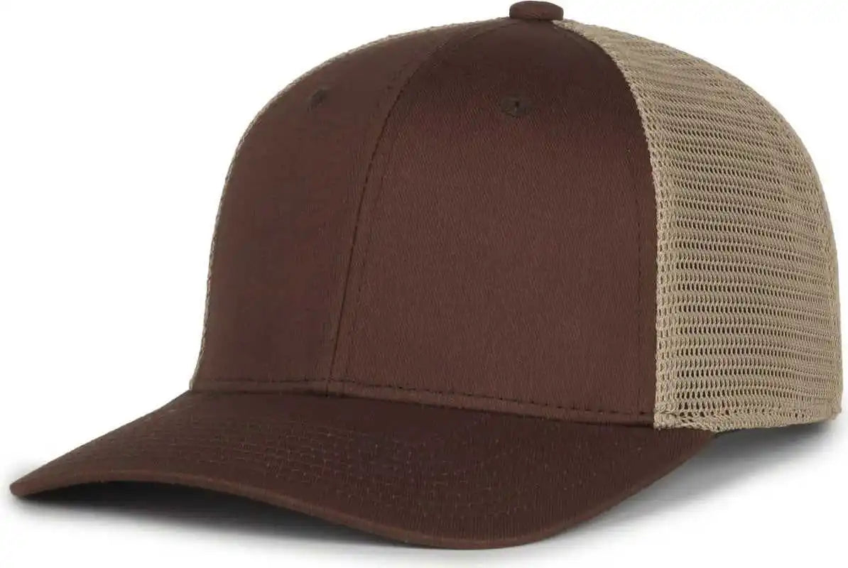 Oc Sports Flx672m Ocflx Adjustable Sweatband Cap - Brown Khaki - Osfm