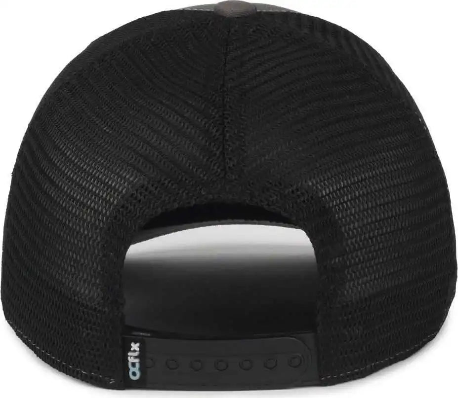Oc Sports Flx672m Ocflx Adjustable Sweatband Cap - Charcoal Black - Osfm