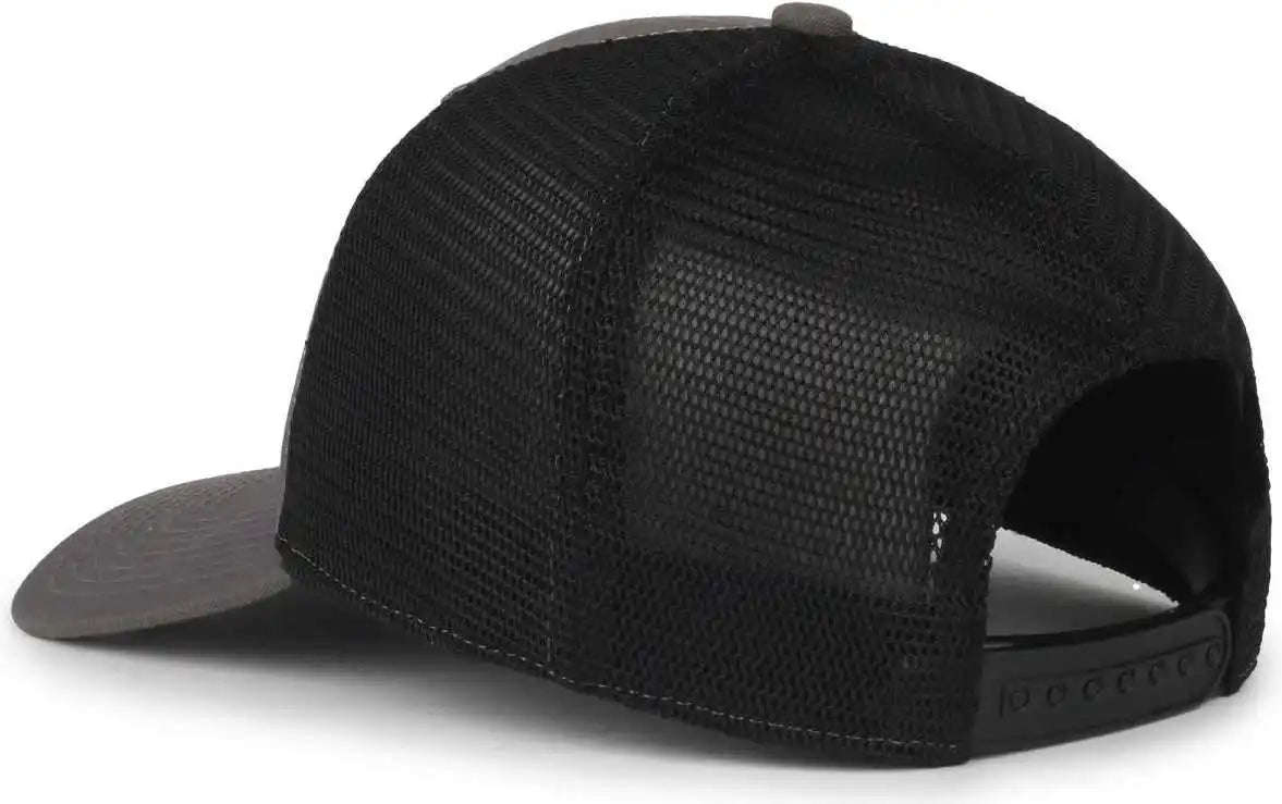 Oc Sports Flx672m Ocflx Adjustable Sweatband Cap - Charcoal Black