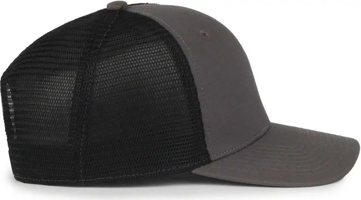Oc Sports Flx672m Ocflx Adjustable Sweatband Cap - Charcoal Black