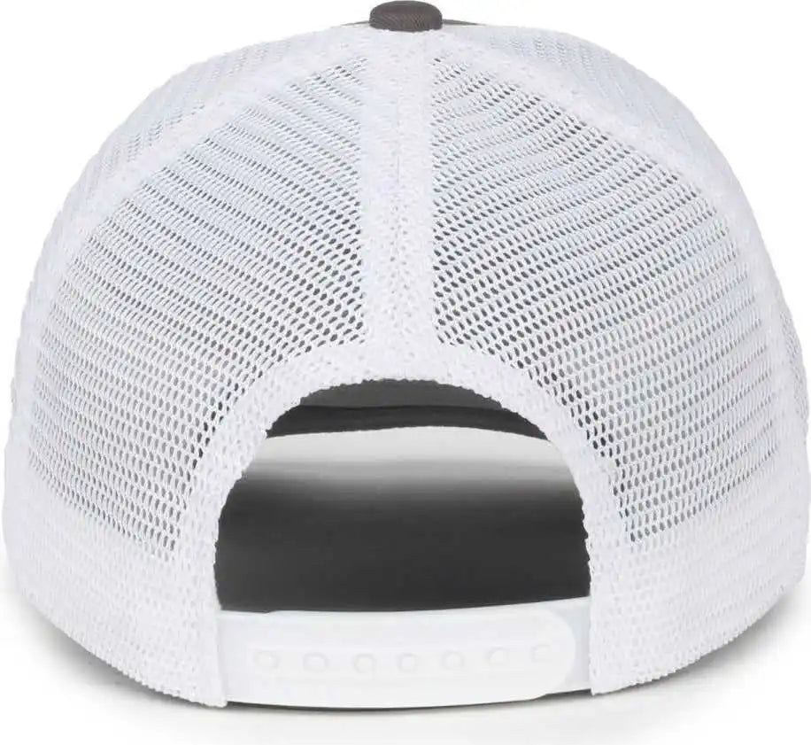 Oc Sports Flx672m Ocflx Adjustable Sweatband Cap - Charcoal White