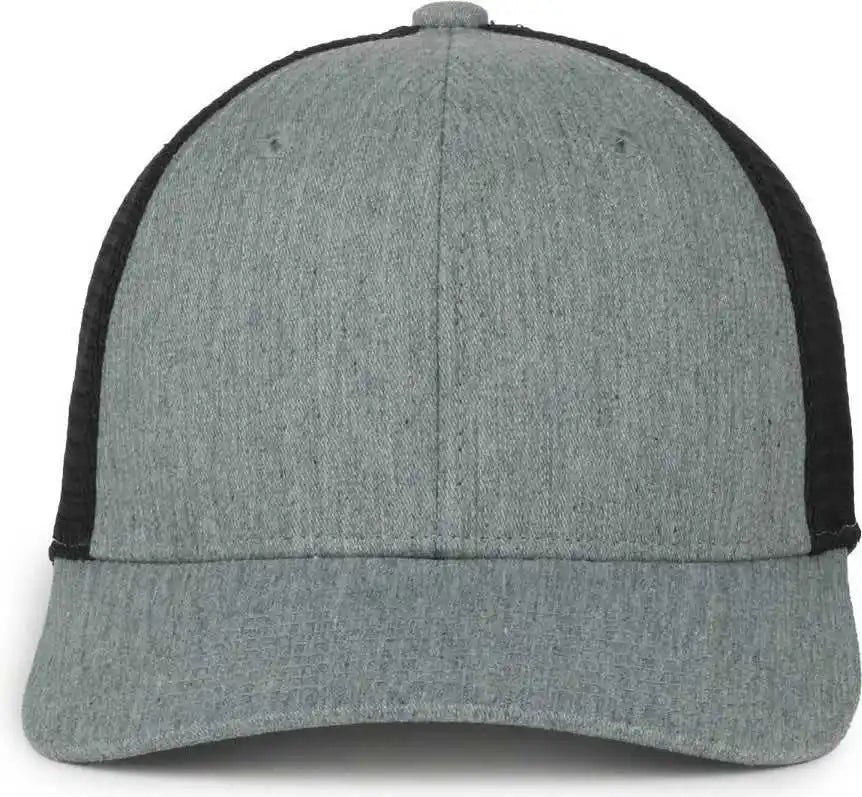 Oc Sports Flx672m Ocflx Adjustable Sweatband Cap - Heathered Gray Black - Osfm