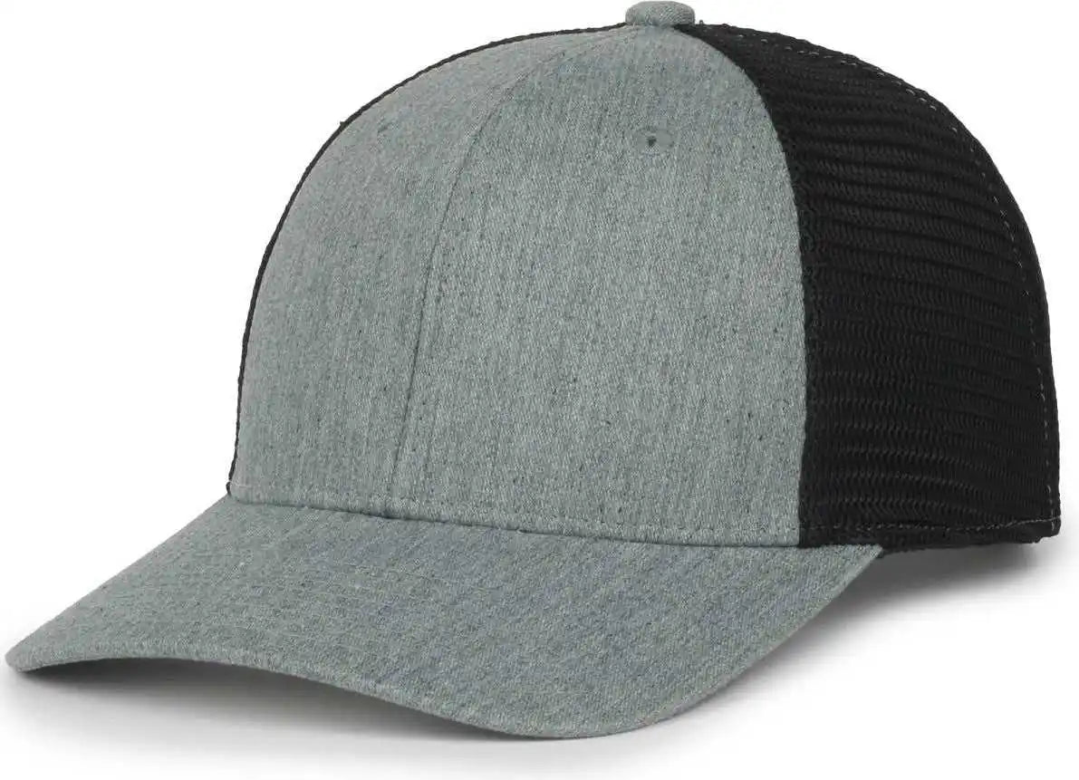 Oc Sports Flx672m Ocflx Adjustable Sweatband Cap - Heathered Gray Black - Osfm