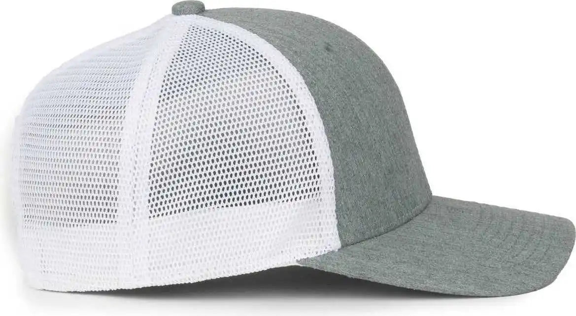 Oc Sports Flx672m Ocflx Adjustable Sweatband Cap - Heathered Gray White - Osfm