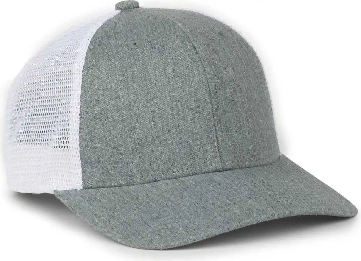 Oc Sports Flx672m Ocflx Adjustable Sweatband Cap - Heathered Gray White - Osfm